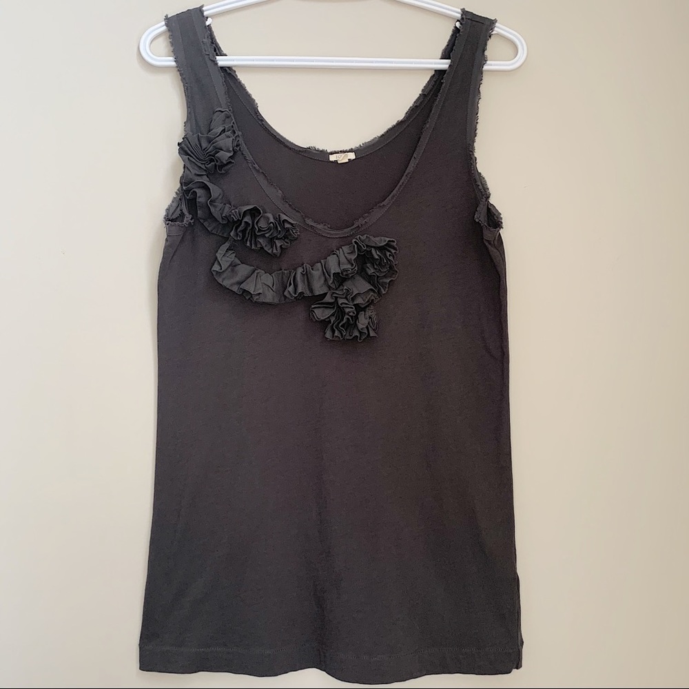 J. Crew Tissue Garland Tank Top